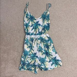 Roxy Palm Tree Romper